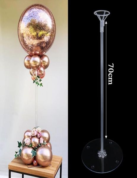 3570cm festa de aniversário decoração balões suporte mesa de casamento balão titular coluna balão vara globos decoração para casa acessórios7230527