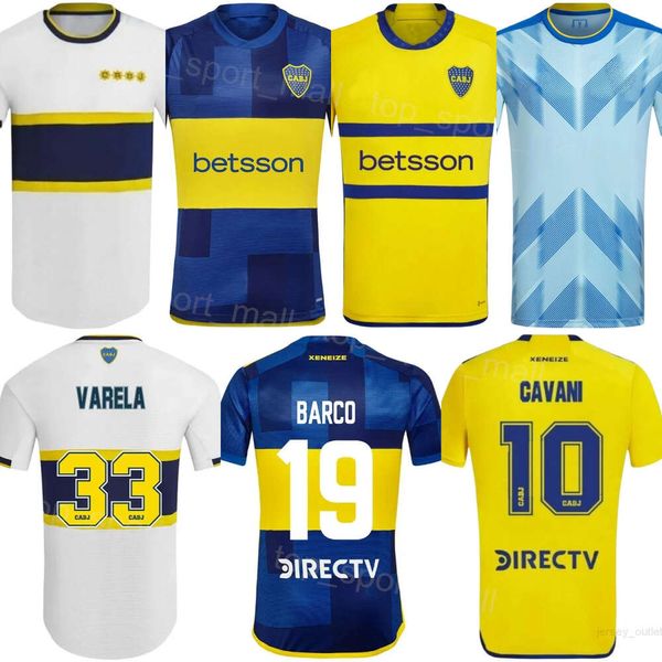 Клубная команда Boca Juniors Soccer 16 Miguel Merentiel Jerseys 23 24 Mans 4 Хорхе Фигал 36 Кристиан Медина 9 Дарио Бенедетто 17 Луис Андунула Футбольная рубашка