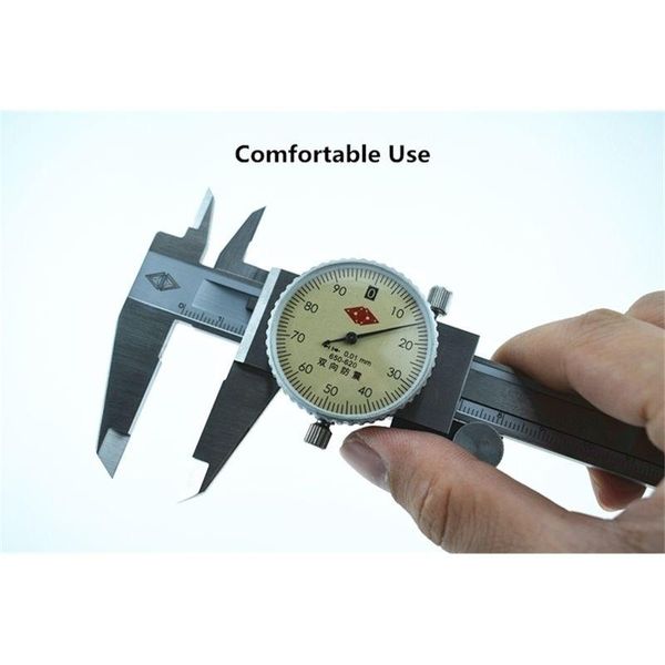 Ciner Vernier Wholesale 6 0-150mm 0,02/0,01 mm Ciner a prova di ammortizzatore in acciaio inossidabile Misurazione di misurazione di misurazione Misurazione Misura