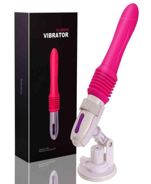 NXY Vibratori Telecomando senza fili Macchina del sesso Masturbazione femminile Pistola di spinta Per macchina per donna vibratore giocattolo della vagina sesso 0108539733