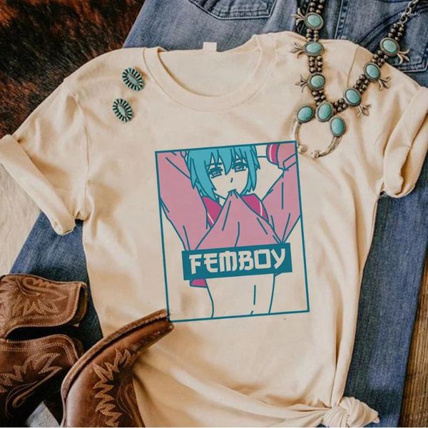 Женские футболки Femboys Футболки Женская уличная одежда Harajuku Летняя одежда для девочек Y2k