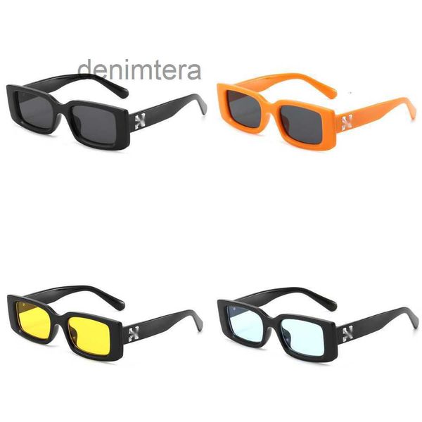 Lüks güneş gözlükleri moda kapalı beyaz çerçeveler stil kare marka erkekler kadın güneş gözlükleri x siyah çerçeve gözlük trendi güneş gözlükleri parlak spor seyahat cckk