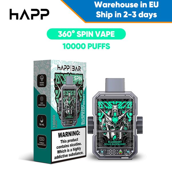 Compras on-line Vape descartável 10000 10k Puffs Bares E-Cigarros einweg vapers 2% 5% e-suco pré-preenchido Vapers desechables 9000 12000 narguilé puff vapes eu