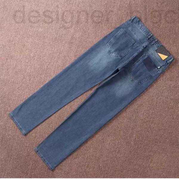 Jeans da uomo firmati jeans Designer di lusso da uomo Washed Monster Eyes lettera toppa della fila superiore stampata pantaloni elasticizzati vintage da moto 48K1 FKK9