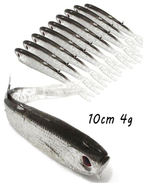 20pcslot 10cm 4g 3D Gözler Biyonik Balık Silikon Balıkçılık Yumuşak Yemleri Yumuşak Yemler Yapay Yem Pesca Takım Aksesuarları BL2764263907