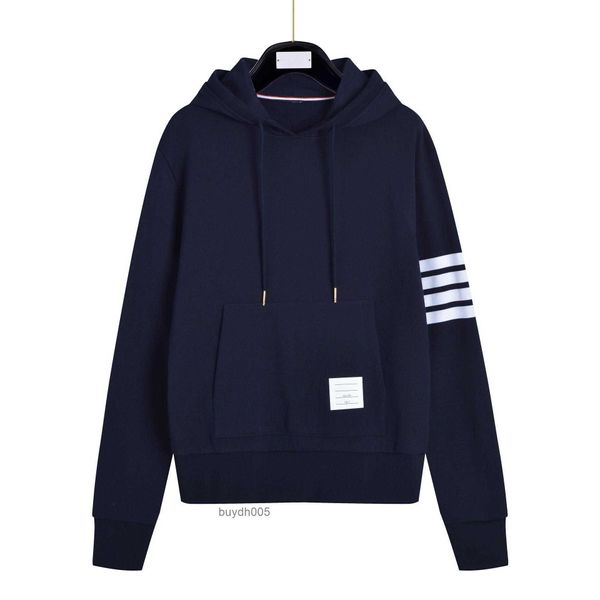 Qjt2 Homens e Mulheres Suéter Designer de Moda Thombrownsweatshirt Taobao Hoodie Novo Solto Quatro Barras Com Capuz Pulôver Top Masculino Manga Comprida Jaqueta Casual