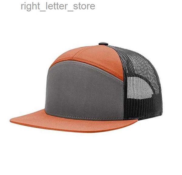 Cappellini da baseball Cappellini snapback di vendita calda Cappellino sportivo colorato da 7 pannelli per camionista YQ231214