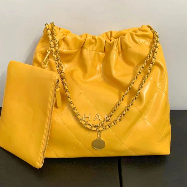 Роскошная большая сумка, кожаная дизайнерская сумка, женская сумка через плечо, модная классическая сумка с цепочкой, модная женская большая сумка с однотонной сумкой, многофункциональная сумка