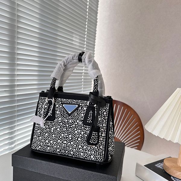 Borsa firmata Borsa Cleo Borsa hobo Borsa a tracolla classica da donna Borsa a tracolla sottobraccio di alta qualità con diamanti scintillanti Borsa Caprese Borsa per telefono da donna alla moda