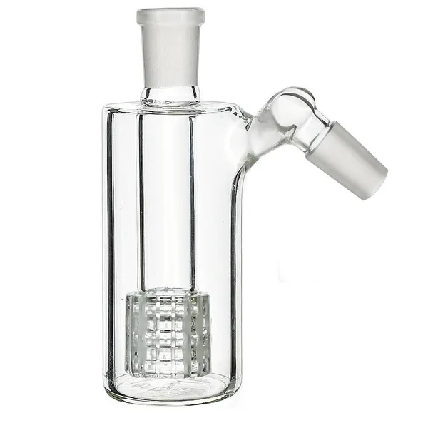 1 pièce, collecteur de cendres en verre de 14mm, barboteur en Pyrex épais à 45 degrés et 45 ° pour Bong à eau en verre, accessoires pour fumer du narguilé