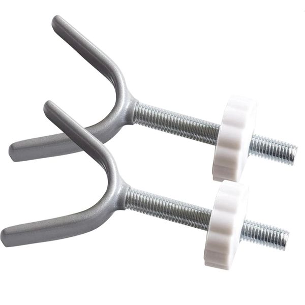 Portões de segurança 2pcs M10 Baby Pet Threaded Long Gate Parafuso Parafuso Núcleo de Aço Y Spindle Haste Cerca com Porca Portas Escada Banister Adaptador 231213