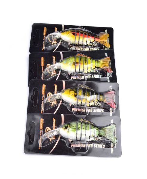 Novo 12 cores 112cm 14g baixo isca de pesca topwater iscas de pesca multi articuladas isca dura realista truta perch7290859