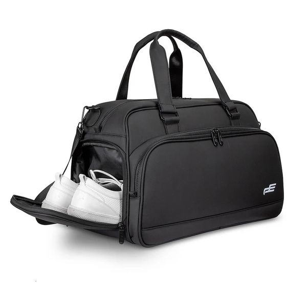 Golftaschen PLAYEAGLE Golf Boston Reisetasche mit Schuhfach für Damen und Herren, PU-Folie, großes Fassungsvermögen, Luftfahrt-Golfbekleidungstasche 231213