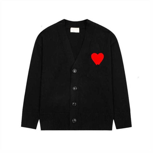 Amis hırka jumper paris tasarımcı erkekler amisweater coeur macaron aşk jakard plow amishirt erkekler ve kadınlar için en iyi ben moda hoodie kazak 4up0