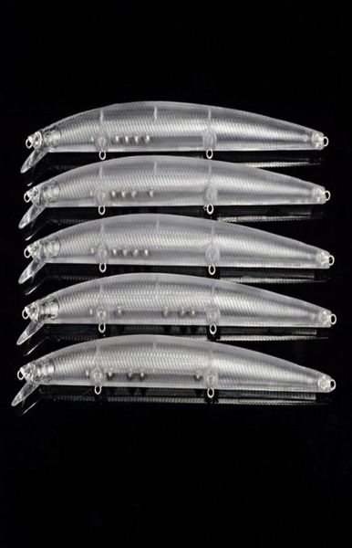 20 pièces 18 cm 20g appât non peint leurre de pêche corps blanc bricolage manivelle Swimbait faux appâts232K9900840