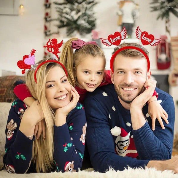 Decorazione per feste San Valentino Fascia per capelli Chic Cerchietto per capelli Cuore rosso e compleanno per labbra