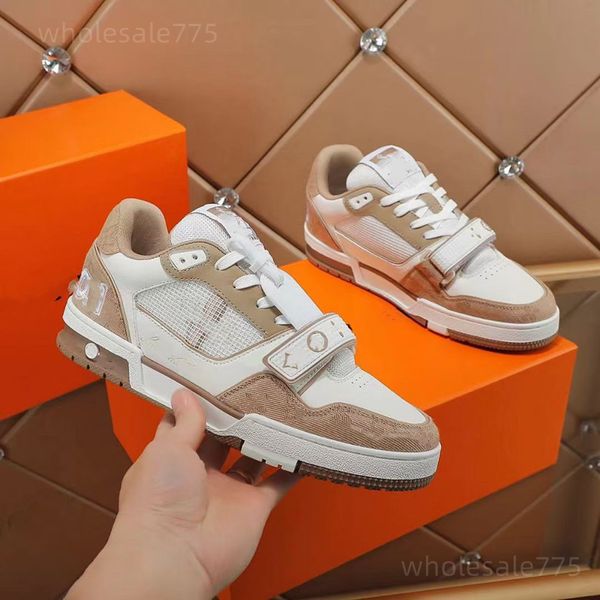 Scarpe da design maschi casual women shoes fashion sneaker sneaker sneaker esterno da ginnastica da corsa di alta qualità addestratore in tessuto in tessuto in tessuto stenim vintage 4 colori 198