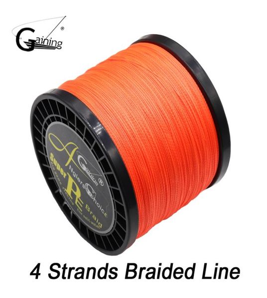 Linha de pesca trançada de 4 fios, 1000m, multicolorida, super forte, japonesa, multifilamento, linha trançada pe 601370lb2467317