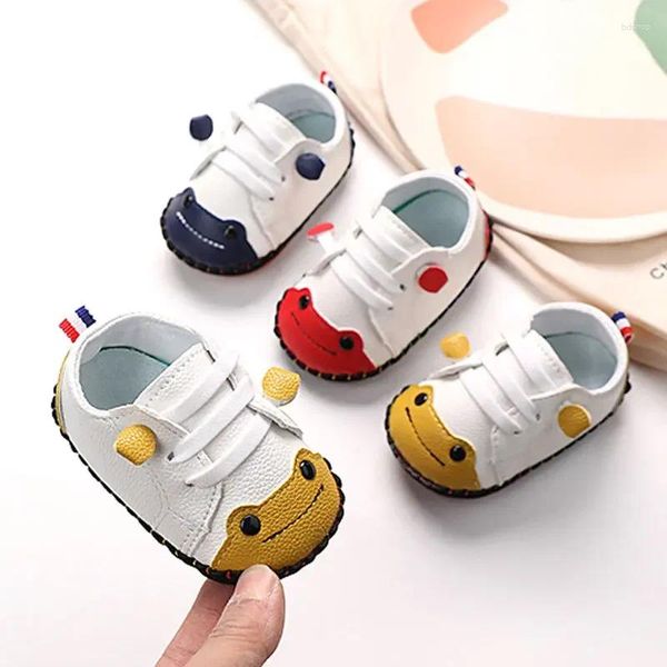 Primeiros caminhantes sapatos de bebê de sola macia para crianças primavera e outono único meninos meninas infantis passo sapato nascidos