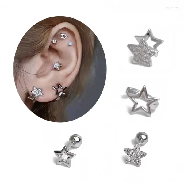 Ohrstecker, Persönlichkeit, Strasssteine, für Damen und Herren, Punk-Ohrring, Piercing, Ohrstecker, Paare, Modeschmuck