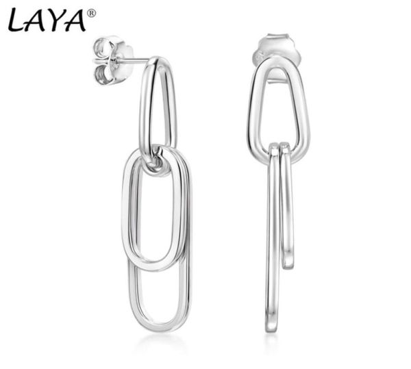 Orecchini a dangle di laya appesi per donne reali 925 accessori esotici in argento sterling Chrismas Reghip Creative Designer Fine Charms Jew9928994