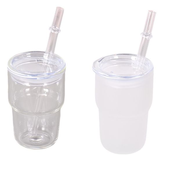 Groothandel! Drinkware Glazen Bekers 3oz Sublimatie Wijn Tumblers Helder Frosted Kleuren Likeur Borrelglas met Plastic Deksel 60 stks/verpakking LT716