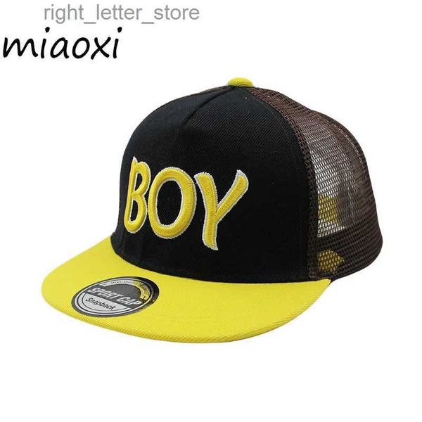 Bonés de bola venda quente crianças chapéu meninos boné de beisebol verão ventilação criança chapéus sol snapback confortável novo estilo bonés osso yq231214