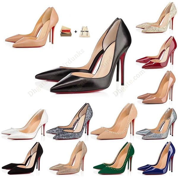 Designer-High-Heel-Schuh für Damen-Kleiderschuhe, Slingback, rot, schwarz, silber, gold, nackte High-Heels-Unterteile für Damen, 6 cm, 8 cm, 10 cm, 12 cm, Plateau-Peep-Toes-Sandalen, sexy Sandale