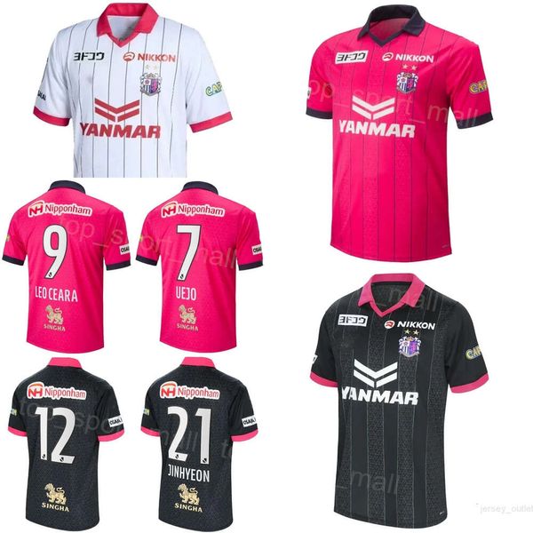 Equipe do clube 23-24 Homens Futebol Cerezo Osaka Jerseys J1 League 9 PEREIRA 38 KITANO 25 OKUNO 19 TAMEDA 7 UEJO 8 KAGAWA 11 CROUX Nome personalizado Número Camisa de futebol Kits Uniforme