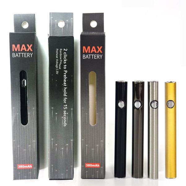 Макс. аккумулятор для предварительного нагрева аккумулятора, 510 ниток, тонкая ручка, 380 мАч, нижнее напряжение регулировки 2,7–3,6 В.