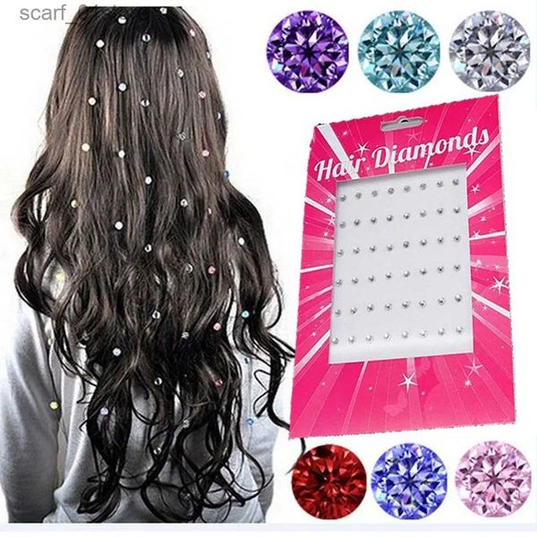 Copricapo Accessori per capelli 2 Borse Bella perforazione a caldo Cristallo Strass Parrucchiere Moda donna Nuovi accessori per capelli alla moda CopricapoL231214