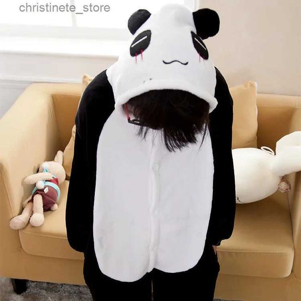 Pyjamas Fotografie Kind Jungen Mädchen Party Kleidung Pyjamas Flanell Pyjamas Kind Pyjamas Mit Kapuze Nachtwäsche Cartoon Tier Panda Cosplay