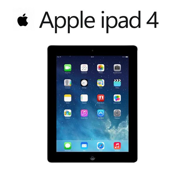 Orijinal Yenilenmiş Tabletler Apple iPad 4 IOS10.3 WiFi Sürüm 16G/32G/64G PC SEALLİ KUTU