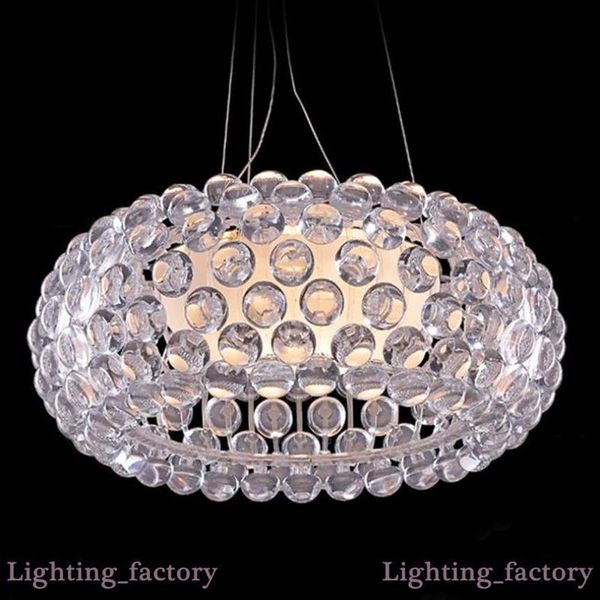 D35 50 65cm Suspensão Moderna Foscarini Caboche Acrílico Lâmpada Pingente Luz Suor Ion Acrílico Bola Pingente Luz Rústica Moderna Ligh2612