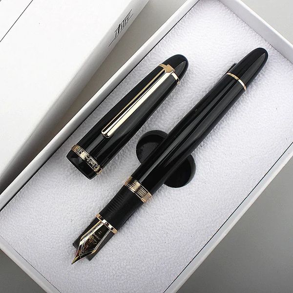 Penne stilografiche Metallo Jinhao X850 Penna oro nero Pennini Materiale scolastico Ufficio scrittura aziendale Inchiostro Regalo Cancelleria 231213