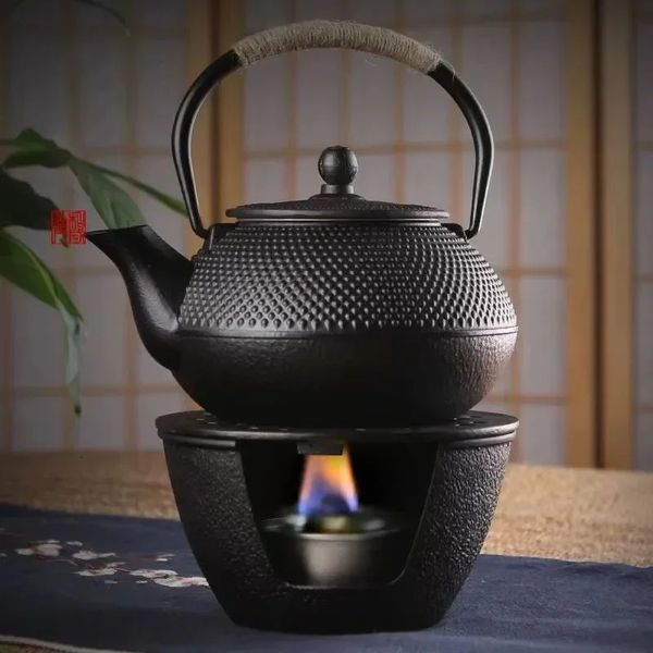 Garrafas de água 3009001200ml bule de ferro fundido cozinha teaware japonês chaleira para ferver bules chineses cerimônia acessórios 231214