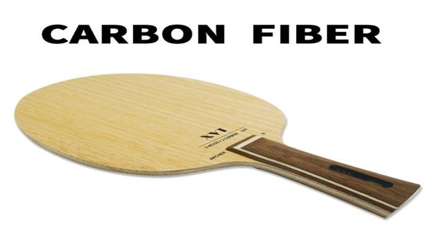 Alta qualidade profissional de fibra carbono xvt archerb lâmina tênis mesa ping pong lâmina tênis mesa bat 2204028357446