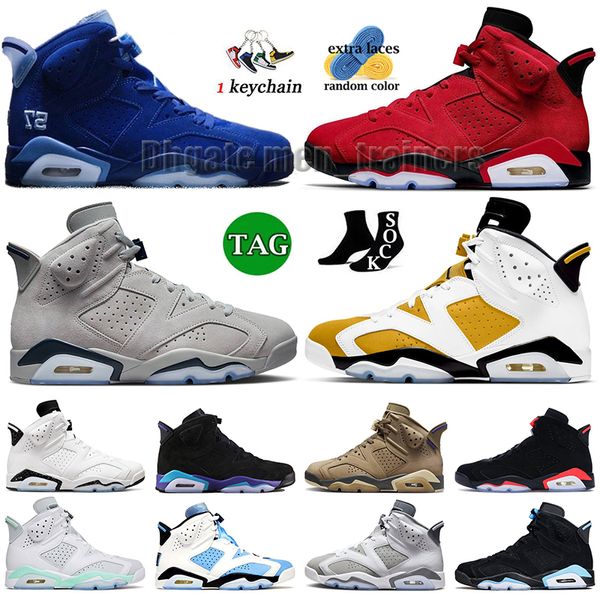 6s Scarpe da basket da uomo 6 inversa Oreo Brown Kelp Toro Aqua Red Oreo Georgetown Khaki Infrared UNC Women Women Jump Man Og Athletic Sneaker