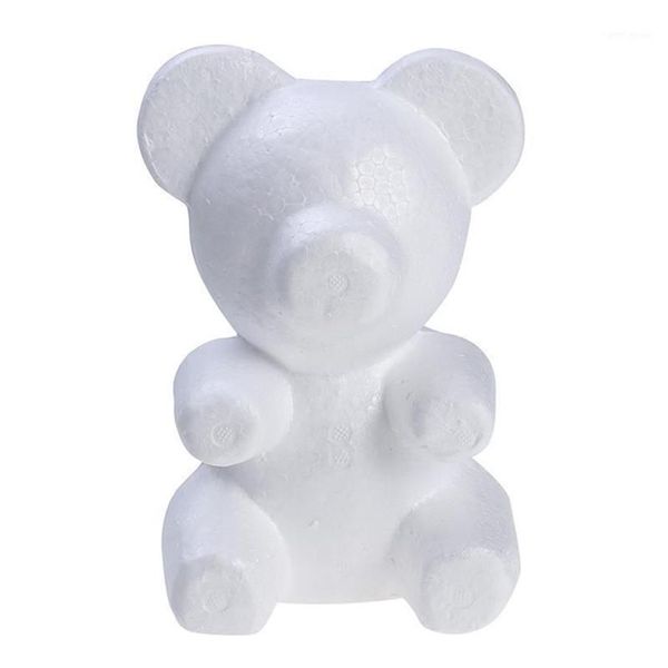 200mm Decorazione di nozze Orso di schiuma Modellazione Polistirolo Polistirolo Schiuma orso Bianco Palline artigianali per decorazioni per feste fai da te Gifts1318s