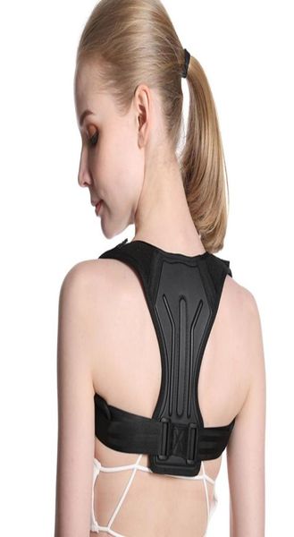 Ootdty correção de postura ajustável das mulheres dos homens costas ombro em linha reta suporte cinta cinto confortável tira macia corrector5086881