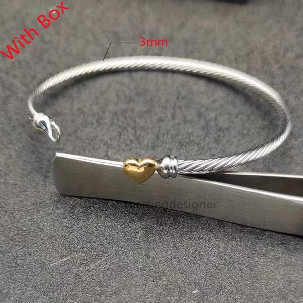 Pulseira de luxo Designer Mulher Bangle Pulseira Moda Unissex Charme Pulseiras Cobre Banhado 18K Jóias De Ouro Festa Mens Mulheres Presente Jóias Com Caixa