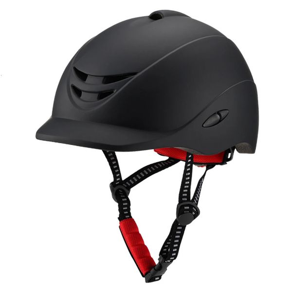 Шлемы для верховой езды, конский шлем, низкопрофильный регулируемый конный шлем с 17 вентиляционными отверстиями для женщин и мужчин, корпус PCEPS M L 231213