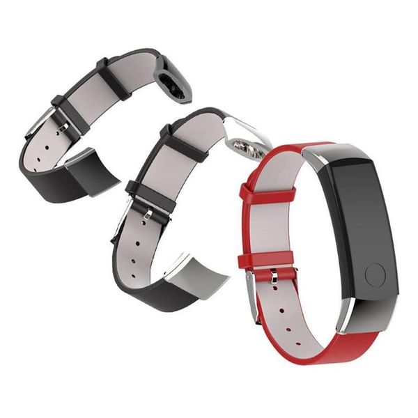Uhrenarmbänder für Huawei Honor 3 Strap Lederarmband Sport Ersatz Wasserdichtes Armband mit Werkzeug Smart3046