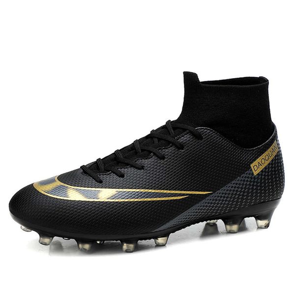 Sapatos de futebol profissional mulheres homens alta superior ag tf botas de futebol ao ar livre juventude anti deslizamento sapatos de treinamento indoor