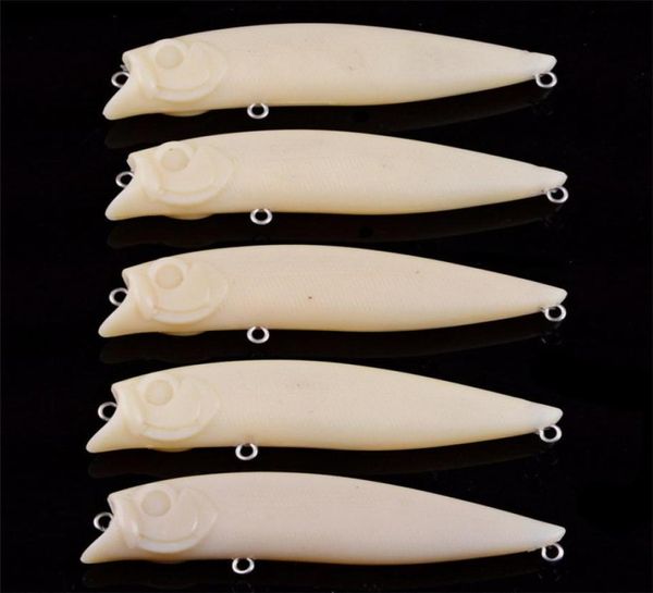 Popper corpo de peixe em branco sem pintura isca de pesca 96g9cm 65g75cm 96g85cm diy pintado plástico iscas4259671