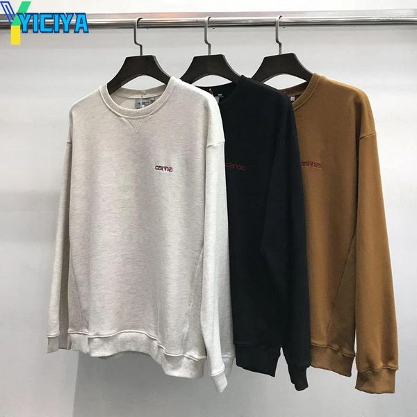 Felpe con cappuccio da uomo YICIYA Felpa Carha Marca Scarlet Lettera Gold Mark Ricamo Classico Maglione Pullover Camicetta di lusso Inverno 2023