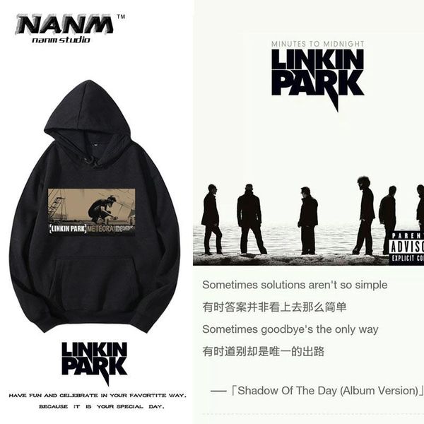 Linkin Park Meteora Lincoln Park Sweatshirt Rockband Kapuzenpullover für europäische und amerikanische Paare