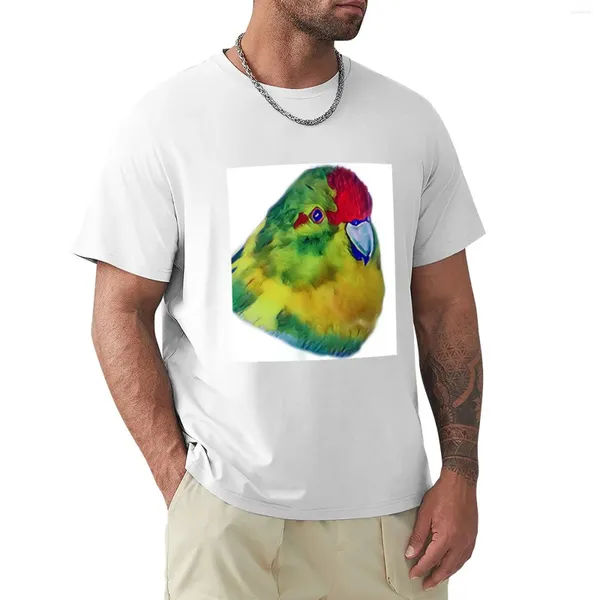 Polo da uomo Kakariki Bird T-shirt colorata Felpa da uomo T-shirt sportive ad asciugatura rapida Abbigliamento da uomo