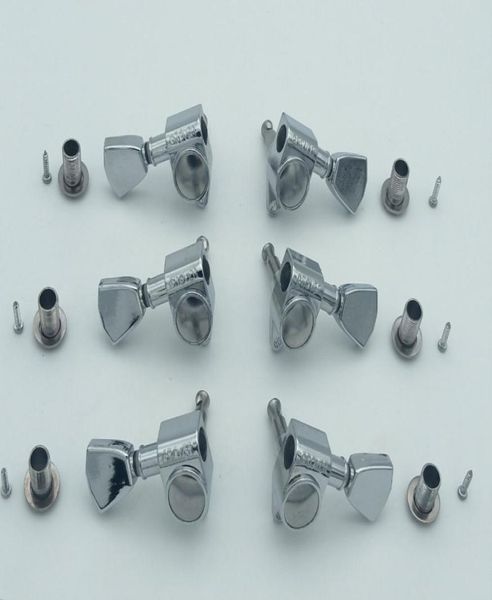 Chrome Grover Guitar Tuning Peg Machine Heads Tuners Guitarra Elétrica Tuning Pegs6688690