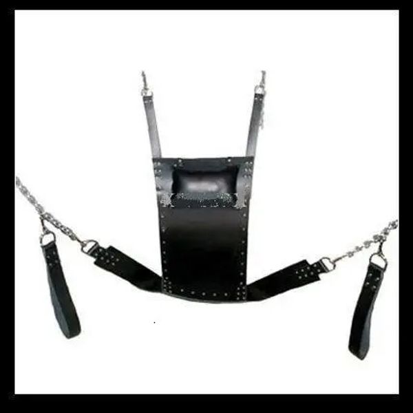 Bondage Super Load-Rolamento Dupla Camada De Couro Rede Balanço Cadeira Sexo Móveis Sling Cama Travesseiro Adulto BDSM Jogos Brinquedo Para Casais SM320 231214